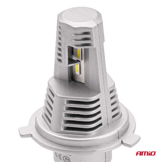 ΛΑΜΠΕΣ LED H4 10-16V 40W 6.500K 4400lm  (ΨΥΚΤΡΑ) X1 AMIO - 2ΤΕΜ. LED