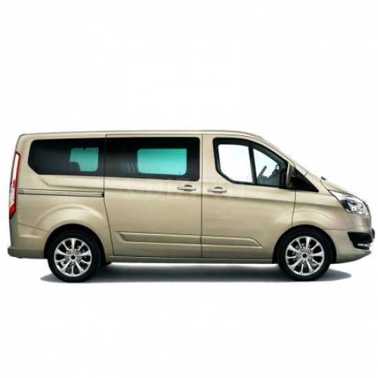 FORD TOURNEO CUSTOM 2012+ ΧΕΡΟΥΛΙΑ ΠΟΡΤΑΣ ΧΡΩΜΙΟ ΜΕΤΑΛΛΙΚΑ ΓΙΑ 3 ΠΟΡΤΕΣ (ΜΕ ΚΑΛΥΜΜΑ ΚΛΕΙΔΑΡΙΑΣ) - 7 ΤΕΜ. Χερούλια Χούφτες Πόρτας