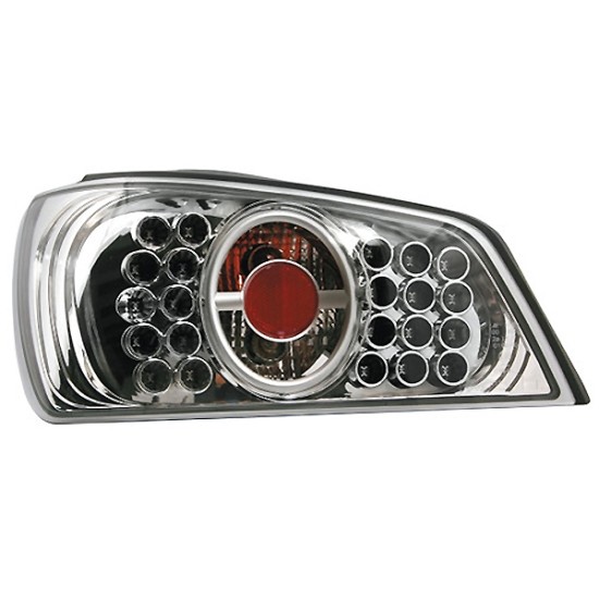 ΠΙΣΙΝΑ ΦΑΝΑΡΙΑ PEUGEOT 306 5/1993-7/2001 CHROME+LED Φανάρια Οπίσθια