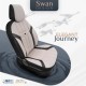 ΚΑΛΥΜΜΑΤΑ ΚΑΘΙΣΜΑΤΩΝ OTOM SWAN 503 BEIGE ΜΑΥΡΟ/ΜΠΕΖ ΛΙΝΟ & ΔΕΡΜΑΤΙΝΗ SETΑΜΙΟ - 1 ΣΕΤ. Ολοκληρωμένα σετ Καλυμμάτων