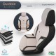 ΚΑΛΥΜΜΑΤΑ ΚΑΘΙΣΜΑΤΩΝ OTOM SWAN 503 BEIGE ΜΑΥΡΟ/ΜΠΕΖ ΛΙΝΟ & ΔΕΡΜΑΤΙΝΗ SETΑΜΙΟ - 1 ΣΕΤ. Ολοκληρωμένα σετ Καλυμμάτων