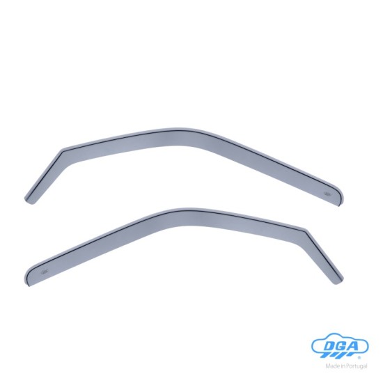 FORD FIESTA 3D 1989-1995 / MAZDA 121 3D 1996-2003 ΖΕΥΓΑΡΙ ΜΠΡΟΣΤΙΝΟΙ ΑΝΕΜΟΘΡΑΥΣΤΕΣ ΑΠΟ ΕΥΚΑΜΠΤΟ ΧΥΤΟ ΑΚΡΥΛΙΚΟ ΓΥΑΛΙ  (CAST ACRYLIC GLASS) DGA - 2 ΤΕΜ. ΑΝΕΜΟΘΡΑΥΣΤΕΣ