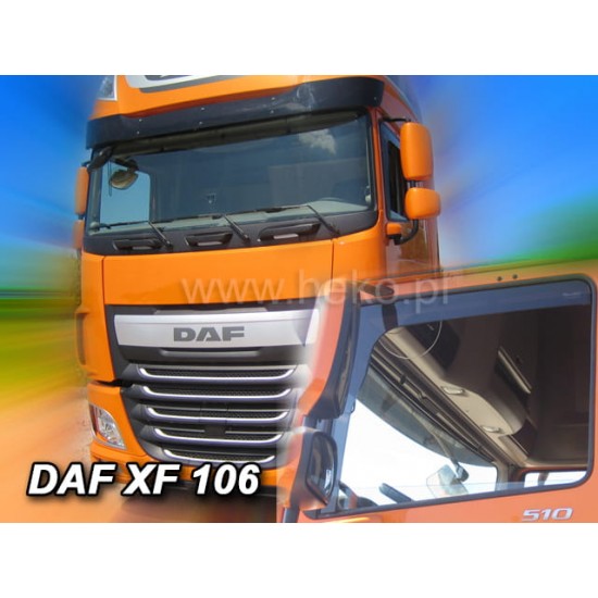 DAF 95 XF 106 2013-2021 (GB) - ΖΕΥΓΑΡΙ ΑΝΕΜΟΘΡΑΥΣΤΕΣ  ΑΠΟ ΕΥΚΑΜΠΤΟ ΦΙΜΕ ΠΛΑΣΤΙΚΟ HEKO - 2 ΤΕΜ. ΑΝΕΜΟΘΡΑΥΣΤΕΣ