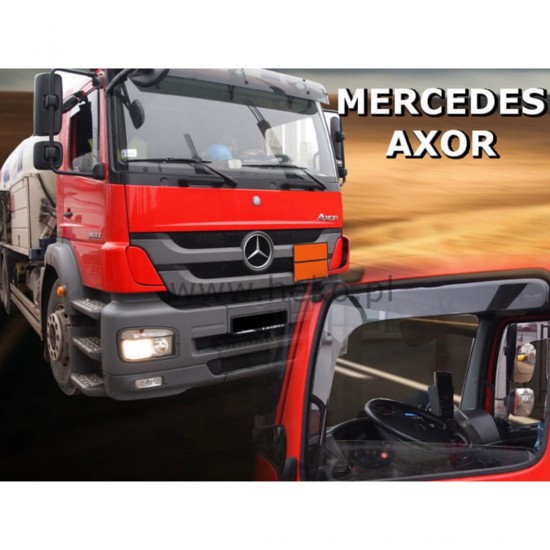 MERCEDES 817 2D 1991+ / AXOR 2D 2001+ ΖΕΥΓΑΡΙ ΑΝΕΜΟΘΡΑΥΣΤΕΣ ΦΟΡΤΗΓΟΥ ΑΠΟ ΕΥΚΑΜΠΤΟ ΦΙΜΕ ΠΛΑΣΤΙΚΟ HEKO - 2 ΤΕΜ. Ανεμοθραύστες