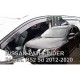 NISSAN PATHFINDER IV R52 5D 2012-2020 ​ΖΕΥΓΑΡΙ ΑΝΕΜΟΘΡΑΥΣΤΕΣ ΑΠΟ ΕΥΚΑΜΠΤΟ ΦΙΜΕ ΠΛΑΣΤΙΚΟ HEKO - 2 ΤΕΜ. Ανεμοθραύστες