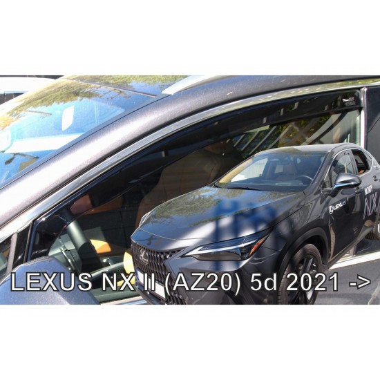 LEXUS NX (AZ20) 5D 2021+​ ΖΕΥΓΑΡΙ ΑΝΕΜΟΘΡΑΥΣΤΕΣ ΑΠΟ ΕΥΚΑΜΠΤΟ ΦΙΜΕ ΠΛΑΣΤΙΚΟ HEKO - 2 ΤΕΜ. Ανεμοθραύστες