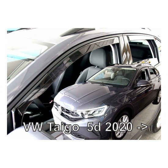 VW TAIGO 5D 2020+ ​ΖΕΥΓΑΡΙ ΑΝΕΜΟΘΡΑΥΣΤΕΣ ΑΠΟ ΕΥΚΑΜΠΤΟ ΦΙΜΕ ΠΛΑΣΤΙΚΟ HEKO - 2 ΤΕΜ. Ανεμοθραύστες