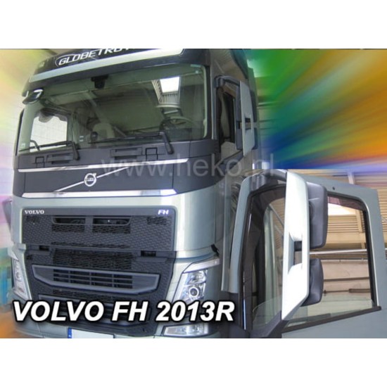 VOLVO FH4/FH12 (ΝΤΑΛΙΚΑ 3ΗΣ ΓΕΝΙΑΣ) 2012+  ΖΕΥΓΑΡΙ ΑΝΕΜΟΘΡΑΥΣΤΕΣ  ΑΠΟ ΕΥΚΑΜΠΤΟ ΦΙΜΕ ΠΛΑΣΤΙΚΟ HEKO - 2 ΤΕΜ. Ανεμοθραύστες