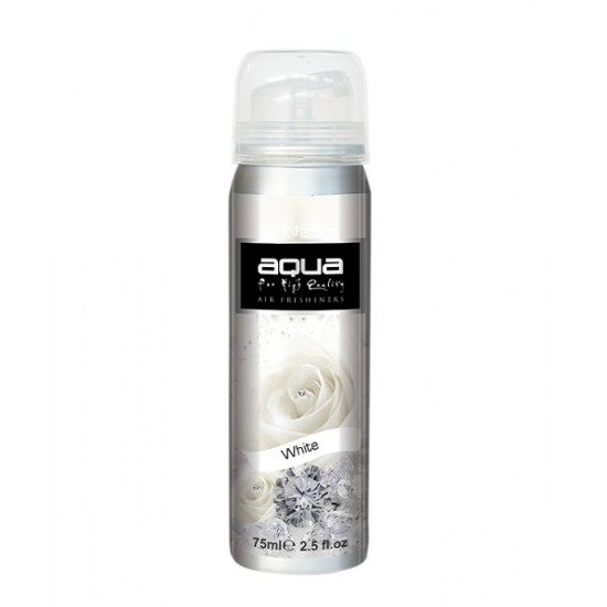 ΑΡΩΜΑΤΙΚΟ ΑΥΤΟΚΙΝΗΤΟΥ ΣΕ ΣΠΡΕΙ (SPRAY)  ΜΕ ΑΡΩΜΑ WHITE MUSK FLOWERS SERIES 75ml AQUA - 1 TEM. Αρωματικά