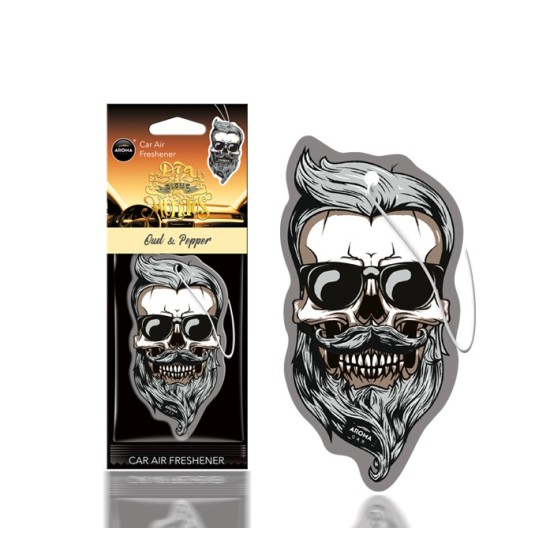 ΑΡΩΜΑΤΙΚΟ ΚΡΕΜΑΣΤΟ AROMA CAR MUERTOS OUD & PEPPER SKULL ΑMiO - 1 TEM. Αρωματικά