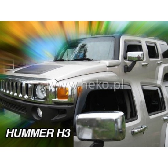 HUMMER H3 5D ΣΕΤ ΑΝΕΜΟΘΡΑΥΣΤΕΣ ΑΥΤΟΚΙΝΗΤΟΥ ΑΠΟ ΕΥΚΑΜΠΤΟ ΦΙΜΕ ΠΛΑΣΤΙΚΟ HEKO - 4 ΤΕΜ. Hummer