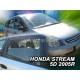 HONDA STREAM 5D 2000-2007 ΣΕΤ ΑΝΕΜΟΘΡΑΥΣΤΕΣ ΑΥΤΟΚΙΝΗΤΟΥ ΑΠΟ ΕΥΚΑΜΠΤΟ ΦΙΜΕ ΠΛΑΣΤΙΚΟ HEKO - 4 ΤΕΜ. Honda