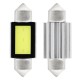 ΛΑΜΠΑΚΙΑ ΠΛΑΦΟΝΙΕΡΑΣ 36mm 12V 5.600K COB LED CAN-BUS AMIO - 2 ΤΕΜ. Πλαφονιέρας