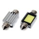 ΛΑΜΠΑΚΙΑ ΠΛΑΦΟΝΙΕΡΑΣ 36mm 12V 5.600K COB LED CAN-BUS AMIO - 2 ΤΕΜ. Πλαφονιέρας