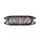 ΣΤΡΟΜΠΟ 12/24V 10x3x0,9cm ΠΟΡΤΟΚΑΛΙ 4LED 12W (4x3W) R65 R10 IP68 AMiO - 1 ΤΕΜ. 