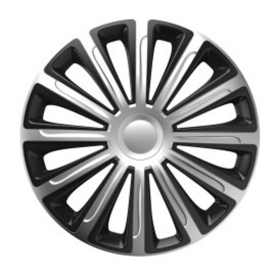 ΤΑΣΙ 13 INCH HUBCAP TREND SILVER BLACK AMiO - 1 ΤΕΜ. 