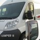 FIAT DUCATO / CITROEN JUMPER 3 / PEUGEOT BOXER 2006+ ΖΕΥΓΑΡΙ ΑΝΕΜΟΘΡΑΥΣΤΕΣ ΑΠΟ ΕΥΚΑΜΠΤΟ ΦΙΜΕ ΠΛΑΣΤΙΚΟ HEKO - 2 ΤΕΜ. Ανεμοθραύστες