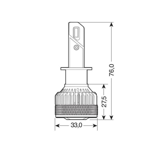 H1 9-32V P14,5s 6.500K 7.200lm 45W HALO LED LIGHTING SERIES 14 G-XP SPESIAL CHIPS LED KIT LAMPA - 2 TEM. 