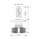 H4 9-32V 6.500K 4.500lm 50W P43t HALO LED SERIE 4 FIT-MASTER 16LED ZES CHIPS LED KIT - 2 ΤΕΜ.  Λάμπες