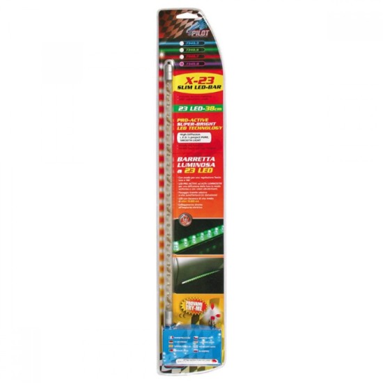 ΛΑΜΠΑ ΜΕ 23 LED 12V (38cm) ΜΩΒ Φωτισμός LED