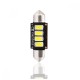 ΛΑΜΠΑΚΙΑ ΠΛΑΦΟΝΙΕΡΑΣ C5W/C10W 12V 2W SV8,5 36mm CAN-BUS+RADIATOR LED 4xSMD5730 ΛΕΥΚΟ BLISTER - 1 ΤΕΜ. Πλαφονιέρας