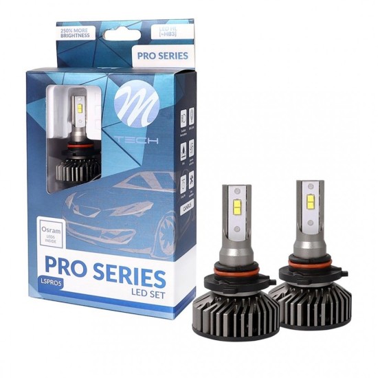 HB3 12V 2x20W 5.700K 4400lm OSRAM PRO LED KIT SET CAN-BUS (ΜΕ ΑΝΕΜΙΣΤΗΡΑΚΙ) M-TECH - 2 ΤΕΜ.  Λάμπες