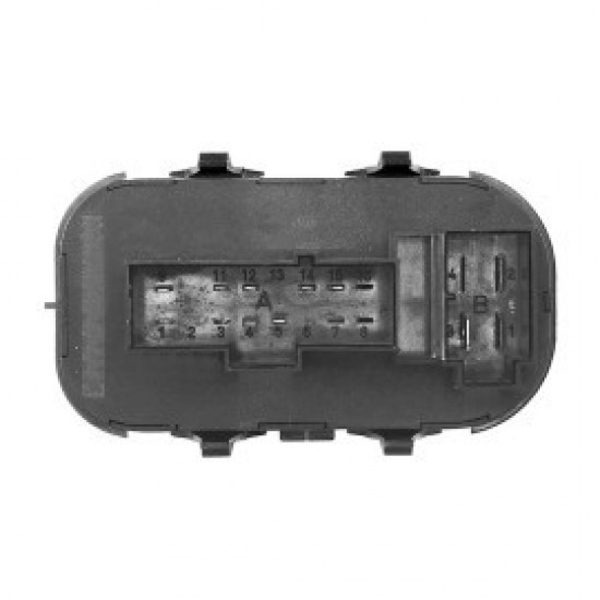 FORD FOCUS 1998-2005 ΔΙΠΛΟΣ ΔΙΑΚΟΠΤΗΣ ΠΑΡΑΘΥΡΩΝ 9 PIN AJS - orig.98AG14529AC - 1 ΤΕΜ. 