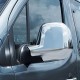 CITROEN BERLINGO II MVN 2008-2012 / PEUGEOT PARTNER II TEPEE MVN 2008 ΚΑΠΑΚΙΑ ΚΑΘΡΕΠΤΩΝ ΧΡΩΜΙΟ ΠΛΑΣΤΙΚΑ - 2 ΤΕΜ. Καπάκια Καθρεπτών