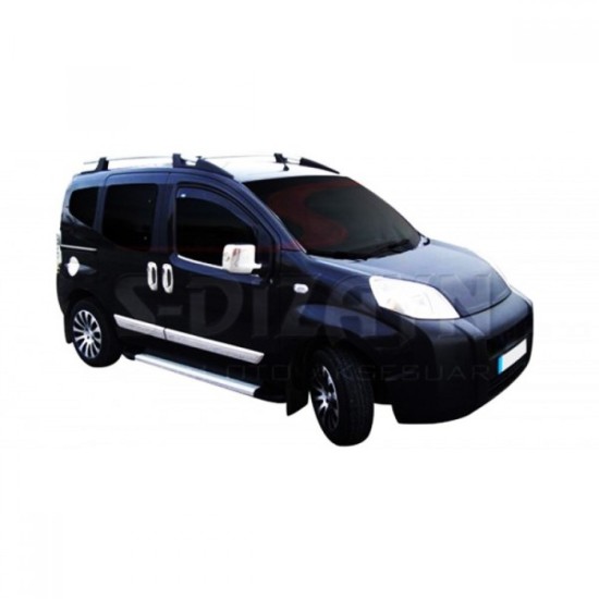 FIAT FIORINO / QUBO 2008 ΧΕΡΟΥΛΙΑ ΠΟΡΤΑΣ ΧΡΩΜΙΟ ΜΕΤΑΛΛΙΚΑ S-DIZAYN - 10 TEM. Διακοσμητικά Χρωμίου & Προστασία 