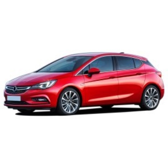 OPEL ASTRA K 5D 2015+ ΤΡΙΜ ΜΑΡΚΕ ΠΑΡΑΘΥΡΩΝ ΑΥΤΟΚΟΛΛΗΤΑ ΧΡΩΜΙΟ ΜΕΤΑΛΛΙΚΑ - 14 TEM. Αυτοκόλλητα Προφίλ και Τριμ