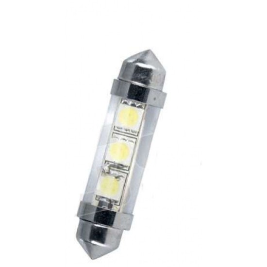 ΛΑΜΠΑΚΙ ME 6 LED 44MM ΜΠΛΕ 360ο CAN-BUS Πλαφονιέρας