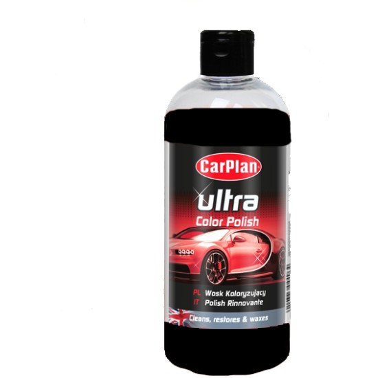 ΥΓΡΟ ΓΥΑΛΙΣΜΑΤΟΣ ΒΑΦΗΣ ΜΕ ΜΑΥΡΟ ΧΡΩΜΑ CARPLAN ULTRA COLOR POLISH BLACK 500ML 