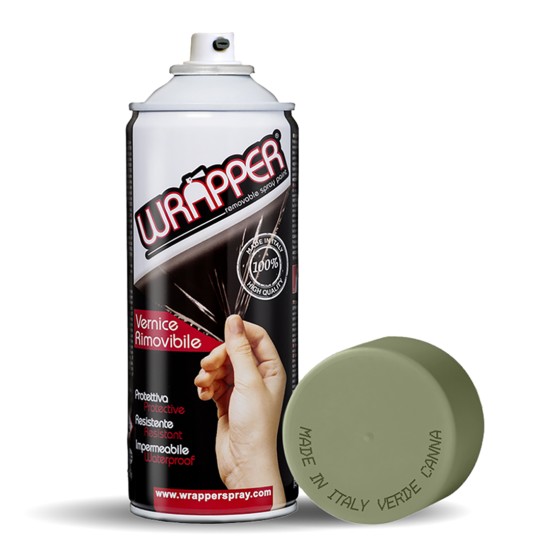 ΦΙΛΜ ΣΕ ΣΠΡΕΥ WRAPPER CAMOUFLAGE COLOURS ΠΡΑΣΙΝΟ ΜΠΑΜΠΟΥ 400ml – 1 ΤΕΜ. 