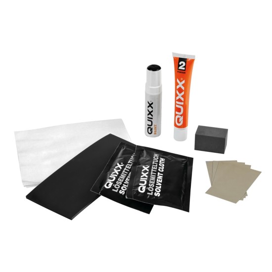 KIT ΕΠΙΣΚΕΥΗΣ & ΔΙΟΡΘΩΣΗΣ ΧΡΩΜΑΤΟΣ ΜΑΥΡΟ STONE CHIP REPAIR KIT QUIXX 