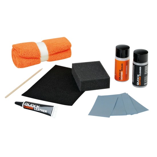 KIT ΕΠΙΣΚΕΥΗΣ & ΔΙΟΡΘΩΣΗΣ ΧΡΩΜΑΤΟΣ ΔΕΡΜΑΤΟΣ LEATHER & VINYL REPAIR KIT QUIXX 