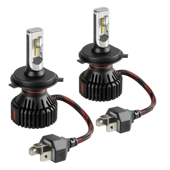 H4 9-32V 6.500K 8.000lm 60W P43t HALO LED SERIE 6 STANDARD 16LED ZES LED KIT - 2 ΤΕΜ.  Λάμπες