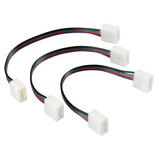 ΑΝΤΑΛΛΑΚΤΙΚΗ ΦΙΣΑ CONNECT-2 ΜΕ 4 PIN ΓΙΑ ΤΑΙΝΙΑ LED RGB 16cm - 3 ΤΕΜ. Ταινίες Φωτισμού