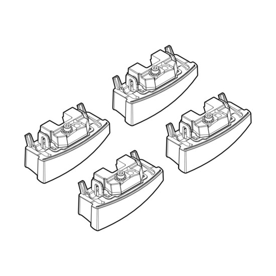 FIAT PANDA 09/03-12/11 /PANDA CLASSIC 01/12+ KIT ΑΚΡΑ (ΠΟΔΙΑ) ΓΙΑ ΜΠΑΡΕΣ NORDRIVE 