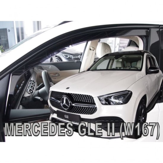 MERCEDES GLE W167 5D 2019+ ΖΕΥΓΑΡΙ ΑΝΕΜΟΘΡΑΥΣΤΕΣ ΑΠΟ ΕΥΚΑΜΠΤΟ ΦΙΜΕ ΠΛΑΣΤΙΚΟ HEKO - 2 ΤΕΜ. 