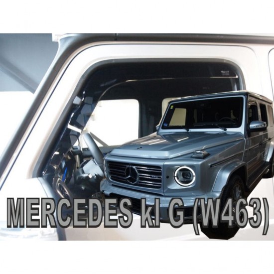 MERCEDES G-CLASS W463 3D/5D 2018+ ΖΕΥΓΑΡΙ ΑΝΕΜΟΘΡΑΥΣΤΕΣ ΑΠΟ ΕΥΚΑΜΠΤΟ ΦΙΜΕ ΠΛΑΣΤΙΚΟ HEKO - 2 ΤΕΜ. Ανεμοθραύστες