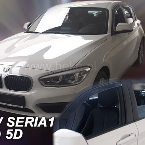 BMW ΣΕΙΡΑ 1 (F20) 5D 2011-2019 ΣΕΤ ΑΝΕΜΟΘΡΑΥΣΤΕΣ ΑΥΤΟΚΙΝΗΤΟΥ ΑΠΟ ΕΥΚΑΜΠΤΟ ΦΙΜΕ ΠΛΑΣΤΙΚΟ HEKO - 4 ΤΕΜ. Ανεμοθραύστες