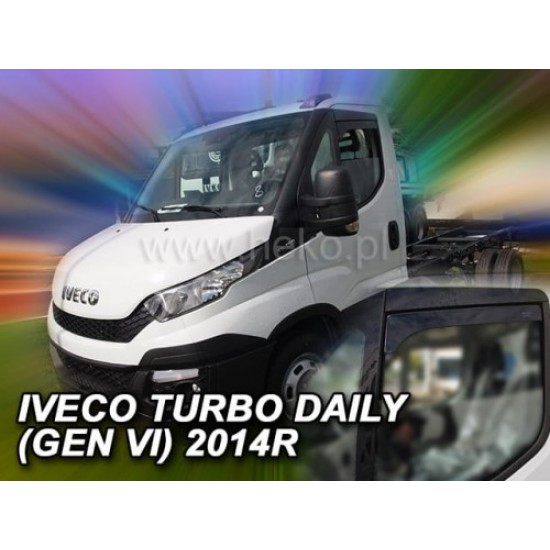 IVECO DAILY VI 2014> ΖΕΥΓΑΡΙ ΑΝΕΜΟΘΡΑΥΣΤΕΣ ΦΟΡΤΗΓΟΥ (ΚΟΝΤΟΙ) ΑΠΟ ΕΥΚΑΜΠΤΟ ΦΙΜΕ ΠΛΑΣΤΙΚΟ HEKO - 2 ΤΕΜ. Iveco