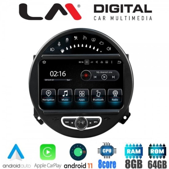 OEM MINI COOPER (R56) >2015 / COUNTRYMAN (R60) >2014 / CLUBMAN (R55) >2013 ANDROID 10 / GPS / BLUETOOTH A2DP / USB / SD / RADIO / WIFI INTERNET OEM