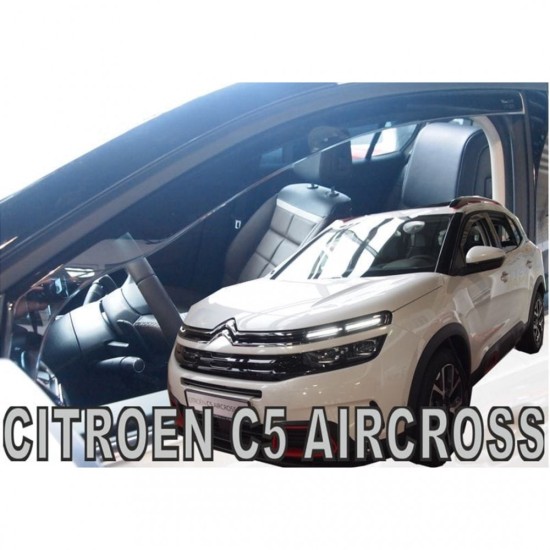 CITROEN C5 AIRCROSS 5D 2019-2021 ΖΕΥΓΑΡΙ ΑΝΕΜΟΘΡΑΥΣΤΕΣ ΑΠΟ ΕΥΚΑΜΠΤΟ ΦΙΜΕ ΠΛΑΣΤΙΚΟ HEKO - 2 ΤΕΜ. Ανεμοθραύστες