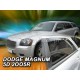 DODGE MAGNUM 5D 2005-2008 ΣΕΤ ΑΝΕΜΟΘΡΑΥΣΤΕΣ ΑΥΤΟΚΙΝΗΤΟΥ ΑΠΟ ΕΥΚΑΜΠΤΟ ΦΙΜΕ ΠΛΑΣΤΙΚΟ HEKO - 4 ΤΕΜ. Ανεμοθραύστες