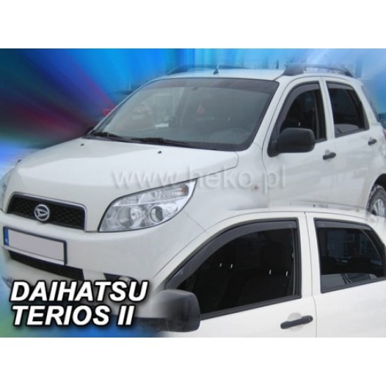 DAIHATSU TERIOS (II) 5D 2006-2013 ΣΕΤ ΑΝΕΜΟΘΡΑΥΣΤΕΣ ΑΥΤΟΚΙΝΗΤΟΥ ΑΠΟ ΕΥΚΑΜΠΤΟ ΦΙΜΕ ΠΛΑΣΤΙΚΟ HEKO - 4 ΤΕΜ. Ανεμοθραύστες