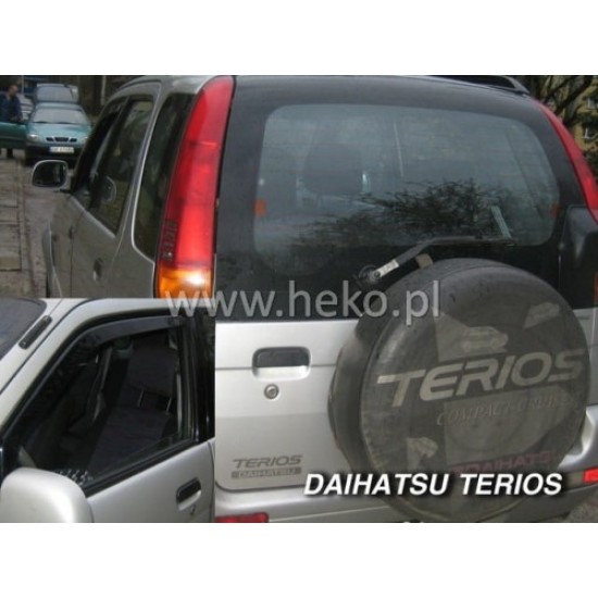 DAIHATSU TERIOS I 5D 1998-2005 ΖΕΥΓΑΡΙ ΑΝΕΜΟΘΡΑΥΣΤΕΣ ΑΠΟ ΕΥΚΑΜΠΤΟ ΦΙΜΕ ΠΛΑΣΤΙΚΟ HEKO - 2 ΤΕΜ. Ανεμοθραύστες