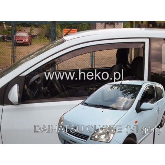 DAIHATSU CUORE VI 3D (L251) 2003-2007 ΖΕΥΓΑΡΙ ΑΝΕΜΟΘΡΑΥΣΤΕΣ ΑΠΟ ΕΥΚΑΜΠΤΟ ΦΙΜΕ ΠΛΑΣΤΙΚΟ HEKO - 2 ΤΕΜ. Daihatsu