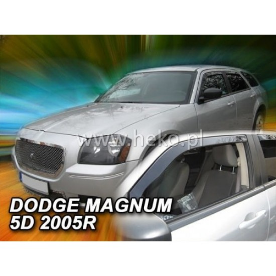 DODGE MAGNUM 5D 2005-2008 ΖΕΥΓΑΡΙ ΑΝΕΜΟΘΡΑΥΣΤΕΣ ΑΠΟ ΕΥΚΑΜΠΤΟ ΦΙΜΕ ΠΛΑΣΤΙΚΟ HEKO - 2 ΤΕΜ. Dodge