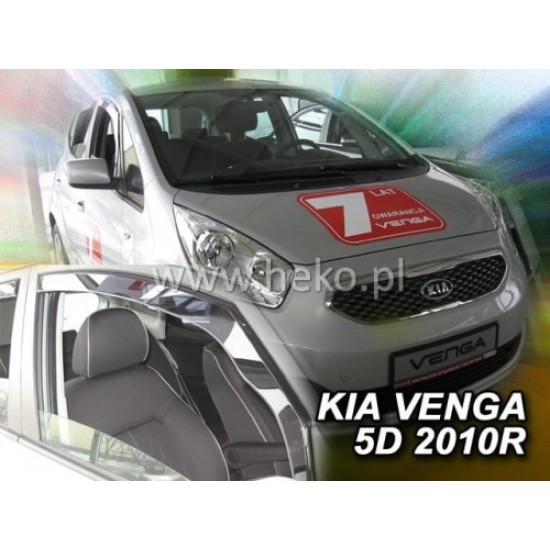 KIA VENGA 5D 2010-2019 ΖΕΥΓΑΡΙ ΑΝΕΜΟΘΡΑΥΣΤΕΣ ΑΠΟ ΕΥΚΑΜΠΤΟ ΦΙΜΕ ΠΛΑΣΤΙΚΟ HEKO - 2 ΤΕΜ. Ανεμοθραύστες